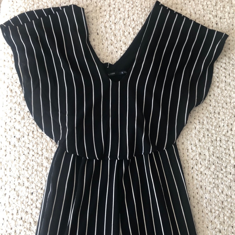Striped jumpsuit